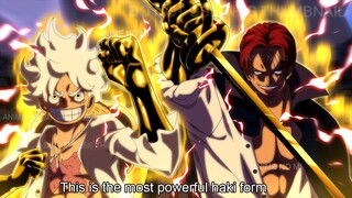 Luffy and Shanks have the legendary Golden Haki - One Piece