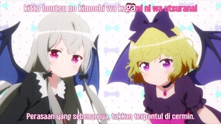 Episode 12 end - Tonari no Kyuuketsuki - Indonesia Sub