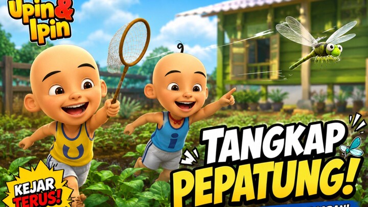 Upin & Ipin _ Upin & Ipin Kejar Pepatung! 🦋 Eh, Malah Jadi Begini 😂