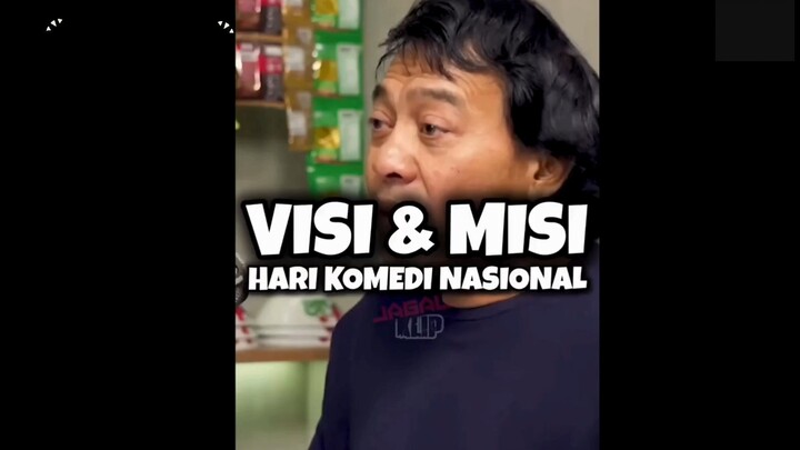 Visi & Misi Komeng Untuk hari jadi Komedi Nasional..