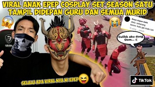 COSPLAY KARAKTER FF SEASON SATU DIDEPAN GURU DAN SEMUA MURID! PD BANGET CUK🤣