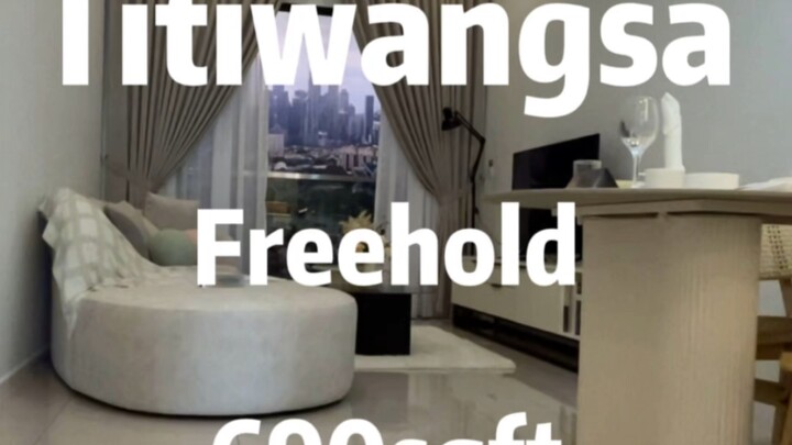 Ekotitiwangsa @ Titiwangsa - 1+1 Rooms (690sqft)