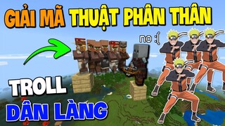 Giải Mã Dân Làng Phân Thân - NHỮNG KIỂU TROLL DÂN LÀNG KHIẾN BẠN CƯỜI XỈU TRONG MINECRAFT #2