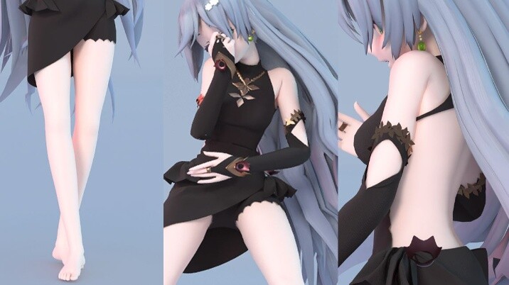 [MMD·3D] [Luo Tianyi] หลังงาม ๆ แบบนี้ หนุ่มคนไหนจะต้านทานไหวนะ