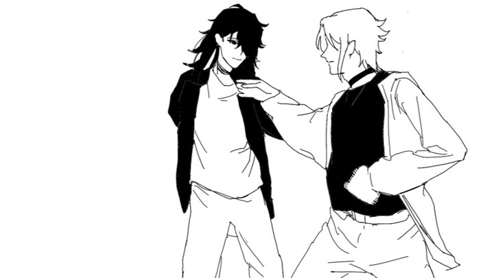 【手书描改｜foxakuma】危险派对 反正不会再画了干脆放出来