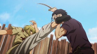 Thorfinn & Snake fight - Vinland Saga Epic Scenes [Season 2 Episode 4]