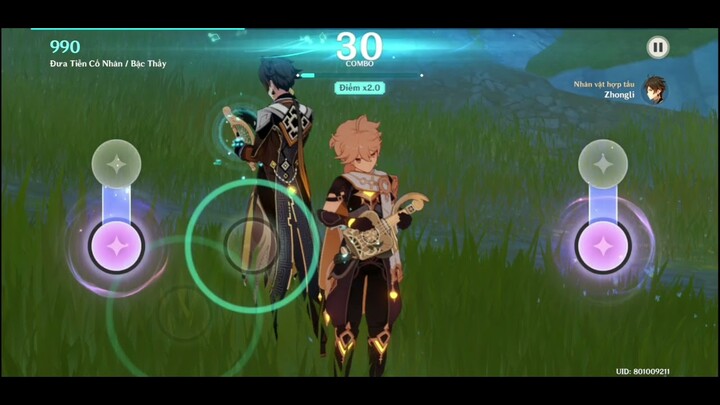 Genshin Impact | Aether x Zhongli | Event Giai Điệu Vang Vọng - Đưa Tiễn Cố Nhân