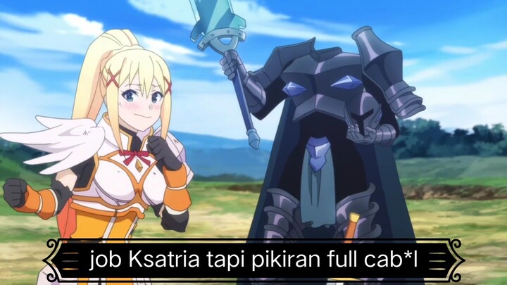 #KompetisiKreasiUnggahan4 , ketika punya temen party job Ksatria tapi pikirannya full cab*l