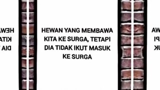 hewan yang membawa kita masuk surga