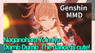 [Genshin MMD] Naganohara Yoimiya [Dumb Dumb] The dance is cute!