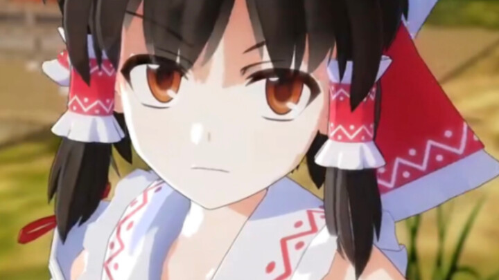 Reimu: What are you looking at?!