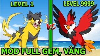 Tiến Hóa Pokemon Huyên Thoại Chim Lửa Và Sói Điện - Dynamon World Mod Full - Top Game - Thành EJ