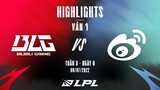 WBG vs BLG | Highlights - Game 1 | Tuần 5 Ngày 6 | LPL Mùa Hè 2022