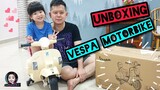 UNBOXING VESPA MOTORBIKE 电动摩托玩具机车开箱