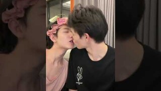 Kiss 💋 (Uncensored) - Chen Lv & Liu Cong #bl #jenvlog #shorts - BL Kiss