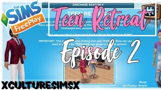 The Sims FreePlay - SimChase Season 4 Teen Retreat Episode 2 Walkthrough | XCultureSimsX