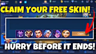 CLAIM! FREE SKIN MOBILE LEGENDS 2021 - FREE SKIN NEW EVENT ML / NEW EVENT MOBILE LEGENDS