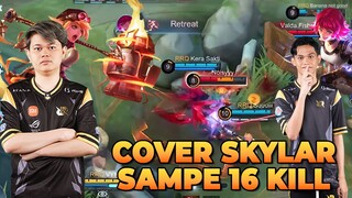 JADI TANK COVER DI RANKED SAMPE SKYLAR PANEN KILL - MLBB