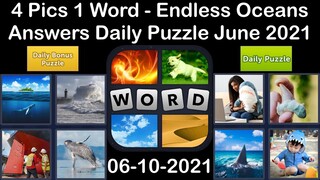 4 Pics 1 Word - Endless Oceans - 10 June 2021 - Answer Daily Puzzle + Daily Bonus Puzzle