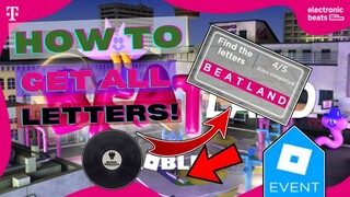 [ROBLOX EVENT 2022!] How to get 8 LETTERS of BEATLAND in DAY 4 for Boris Brejcha Vinyl Record Shield