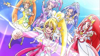 【4K】Detak jantung! Pretty Cure ~ OP "Happy Go Lucky! Dokidoki! Prikyyua"