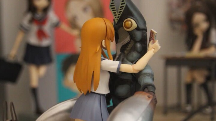 [Stop-motion animation] Kirino cheated on Baltan and was beaten up by Rem?
