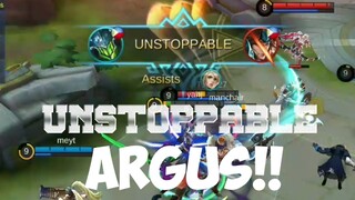 UNSTOPPABLE ARGUS!!