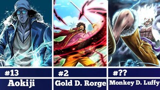 Top 20 Strongest One Piece Character | One Piece Strongest Character