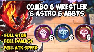 MUSUH SAMPE PUSING!! COMBO 6 WRESTLER 6 ASTRO POWER 6 ABBYS?! COMBO TERBARU MAGIC CHESS 2022