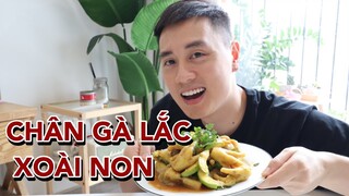Làm Món Chân Gà Lắc Xoài Non Siêu Ngon | Gia Đình Cam Vlog 98