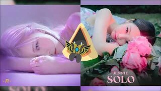 SOLO / On The Ground (JENNIE & ROSÉ MIXED Mashup)