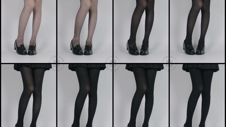 เปรียบเทียบการลองใส่ถุงเท้าสีดำความหนาต่างกัน เวอร์ชัน Hao Ye ที่ดีมาก!