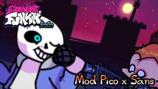 Pico Vs Sans! | Friday Night Funkin มือถือ mod pico x sans