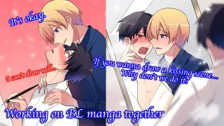 【BL Anime】Two boys work on a BL Manga together then become a couple… 【Yaoi】