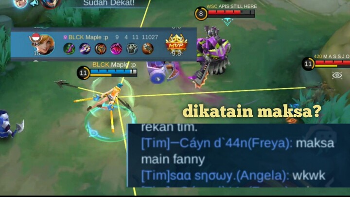 dihina tak tumbang tapi mvp -fanny