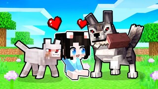 Mèo Simmy Nhưng 100 Ngày Sống Với "Gia Đình Chó Sói" Trong Minecraft
