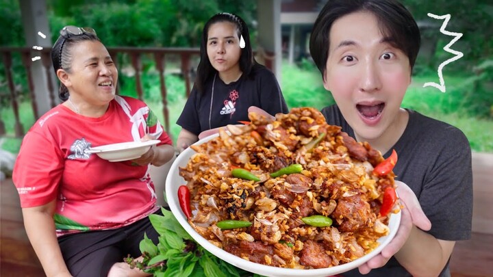 [506] แม่ยายถึงกับตกใจ หมูทอดพริกสดฝีมือลูกเขย.....มาก!? : โอปป้า อยู่ที่บ้านนอก