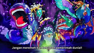 One piece episode 1144 sub indo terbaru - Seluruh anggota Gorosei datang ke pulau Egghead