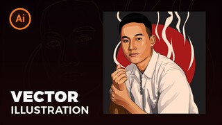 Vẽ chân dung vector - Illustrator - vector art | BonART