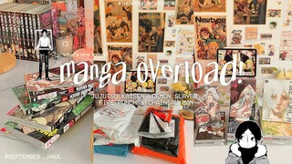 chill manga haul :: september's collective haul, filling up my manga collection