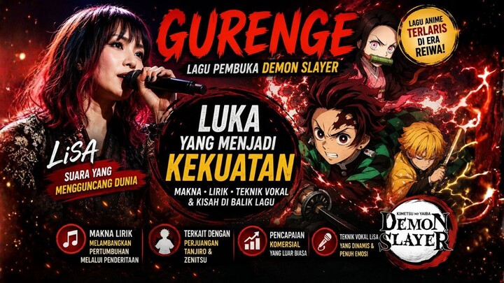 Gurenge dan Perjalanan Tanjiro | Makna Lagu LiSA yang Menggambarkan Perjuangan