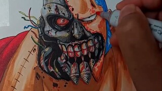 用恐怖惊悚的风格画海贼王，会是什么样？