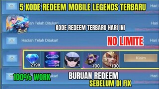 UPDATE NEW! 5 KODE REDEEM ML KODE REDEEM MOBILE LEGENDS TERBARU HARI INI AGUSTUS 2023