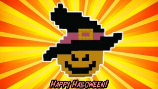 BUILDING HALLOWEEN WITCH PUMPKIN  🎃 IN MY ISLAND! SKY BLOCK BLOCKMAN GO:BLOCKY MODS