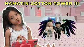 PERTAMA KALI LEIKA NAMATIN ROBLOX COTTON TOWER😱