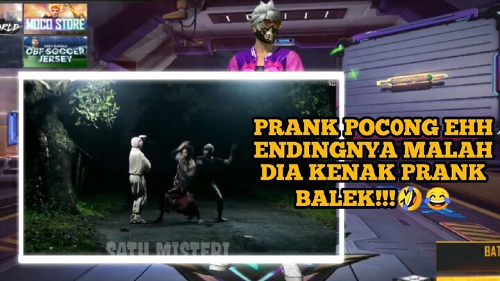PRANK POCONG EHH ENDINGNYA MALAH DI PRANK BALEKK!! 🤣😂