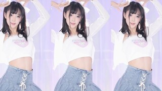 【鱼子酱】《大摆锤》白色常服版 直播跳舞录屏