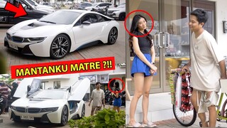 GEMBEL SULTAN KETEMU MANTAN PAKE MOBIL SPORT ! LANGSUNG DI AJAK BALIKAN ??!