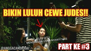 CEWE JUDES INI BAPER, MELELEH, LULUH SETELAH DENGAR SUARA ASLI  PENGAMEN INI #SINGINPUBLIC PART #3