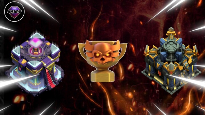 Cara mudah melawan TH17 dengan TH15 menggunakan strategi Fireball & Root rider